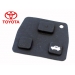 BOTONES DE GOMA PARA MANDOS TOYOTA DE 3 PULSADORES
